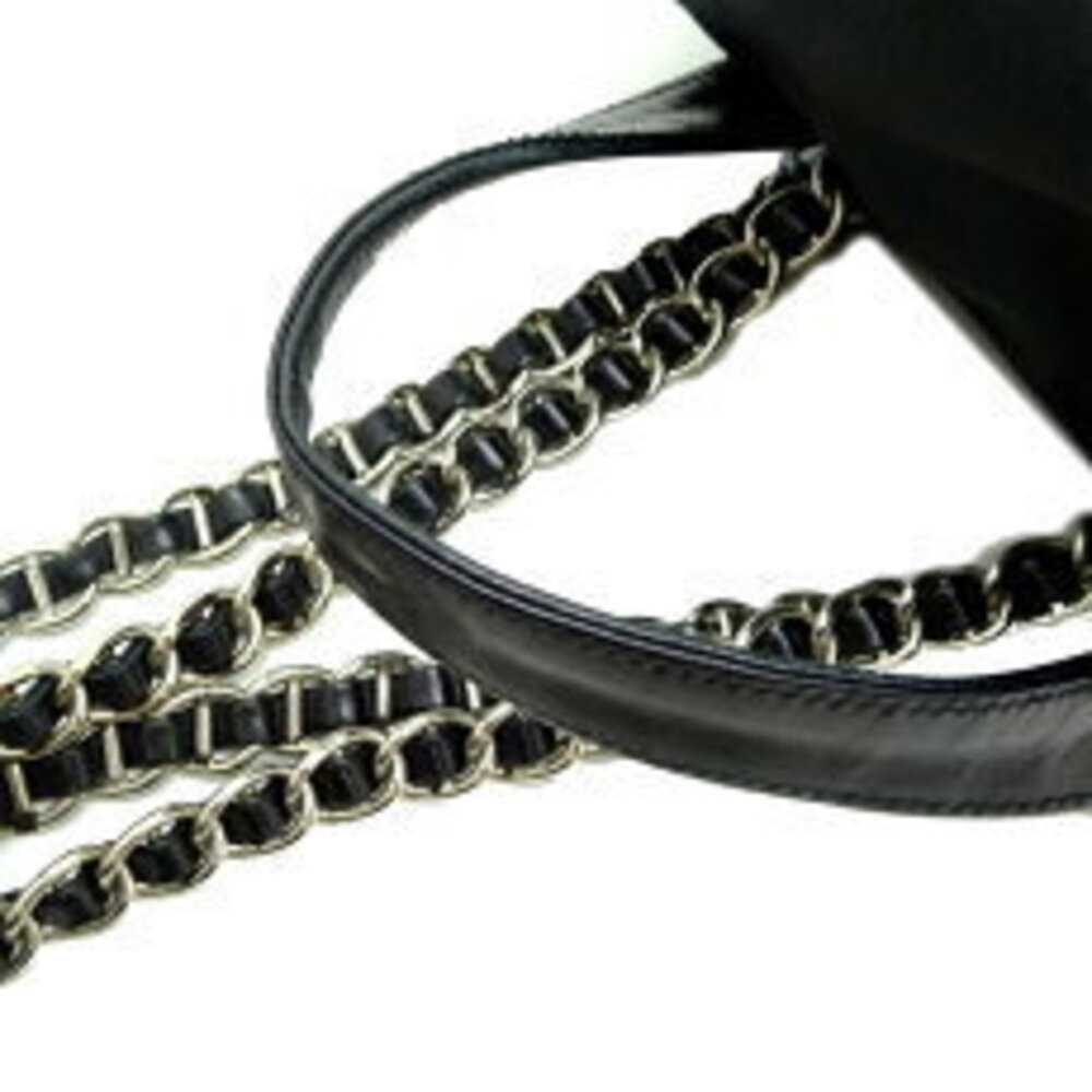 Prada Chain Backpack Daypack Nero Black - Picture 5 of 9